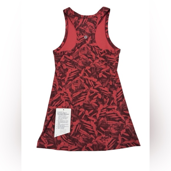 Lululemon Align Hip-Length Racerback Tank Top in Spray Leaf Fireside Red Multi - Picture 5 of 6